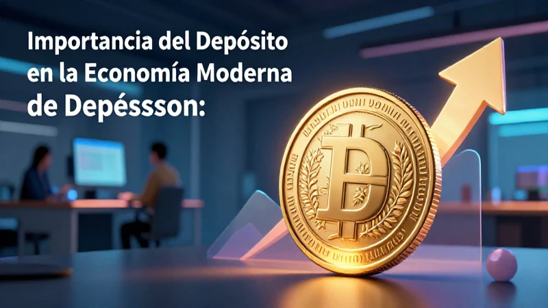 Depósitos: esencia de la economía moderna