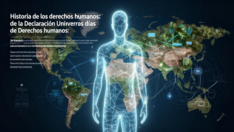 Historia y actualidad de los derechos humanos
