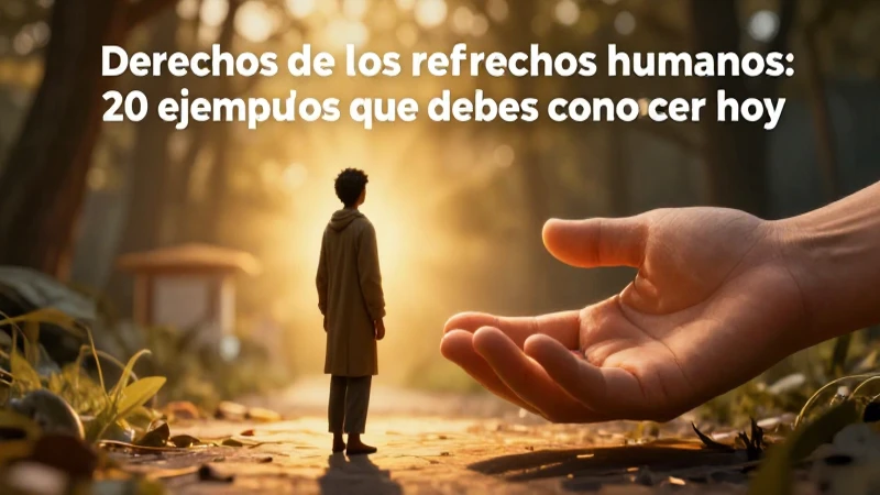 Refugiado resiliente guiado hacia la luz
