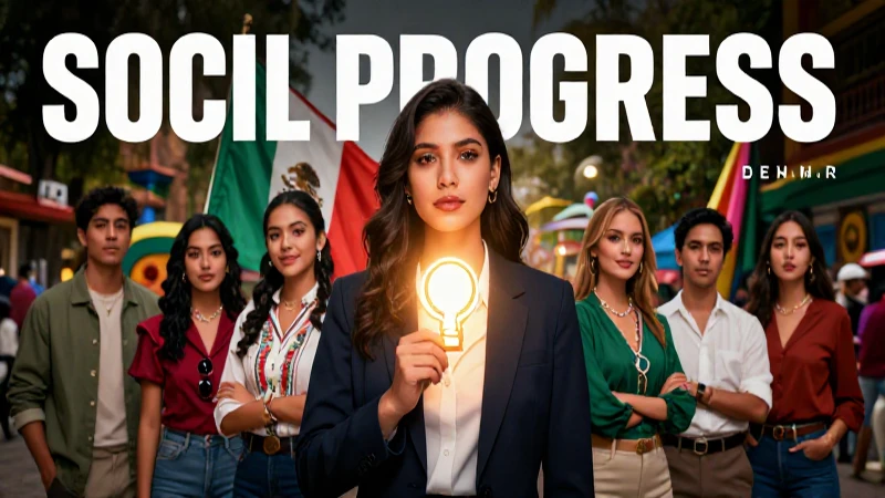 Cobertura vibrante de progreso social mexicano