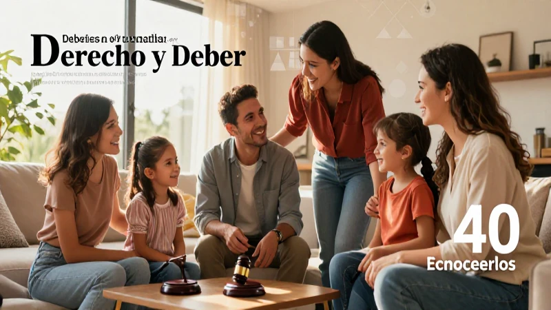 Derecho y Deber: 40 Ejemplos Clave para Conocerlos 8 Deberes familiares y su aspecto legal
