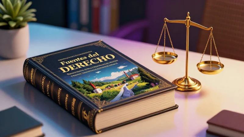 Conceptos y fuentes del derecho ilustrados
