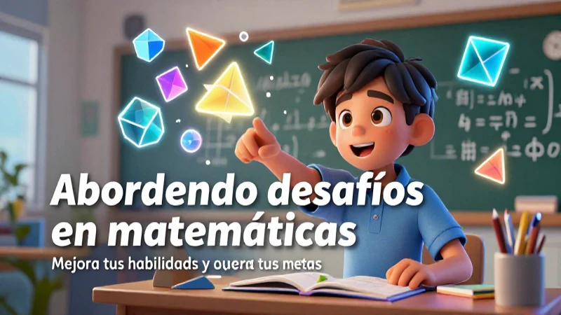 Portada dinámica 3D para mejorar matemáticas de quinto grado