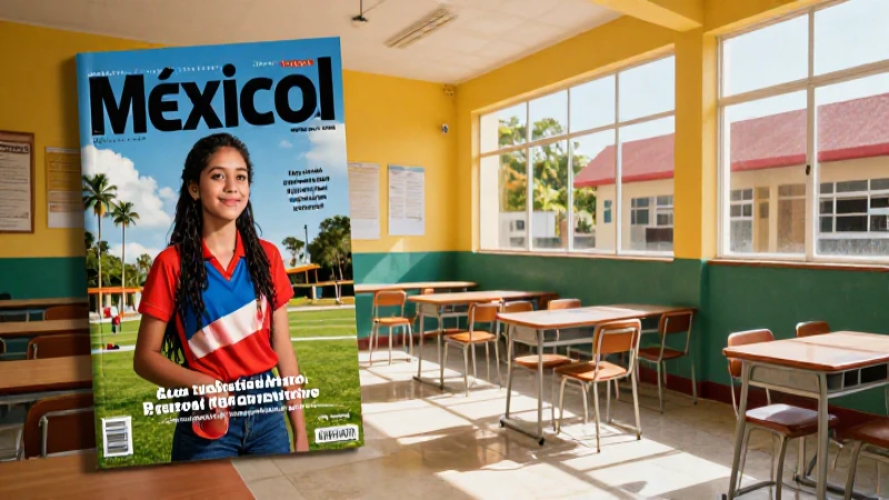 Impulsa la nueva escuela mexicana con estrategias nacionales 4 Aula mexicana moderna, vibrante y luminosa