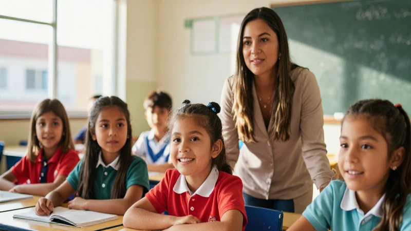 Conoce la escuela mexicana: aprendizaje integral para ti 3 Niños mexicanos entusiastas en aula moderna