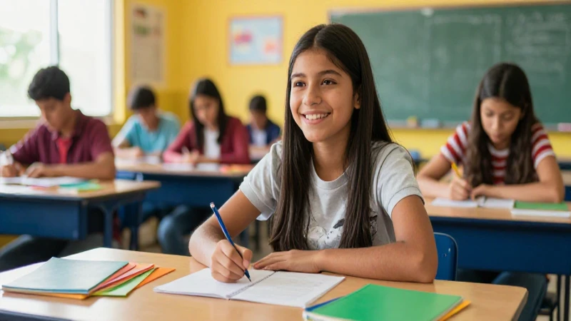 Conoce la escuela mexicana: aprendizaje integral para ti 5 Joven mexicano aprende en aula vibrante y moderna