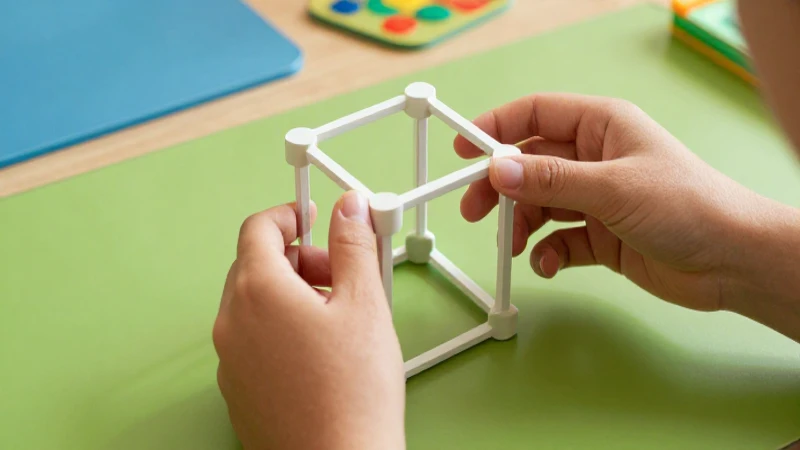 Cubo geométrico renderizado con estilo moderno y profesional