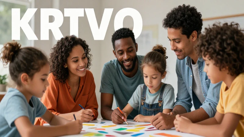 Familia creativa colaborando en proyecto de alto impacto