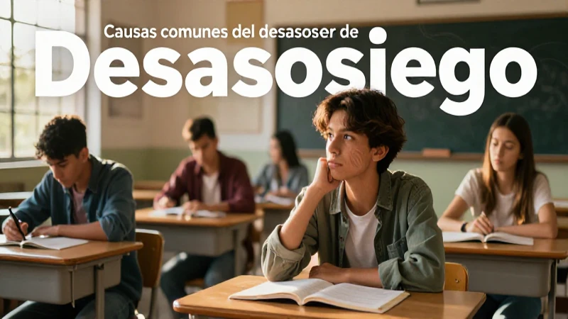 Desasosiego: Definición, importancia y concepto esencial 4 Desasosiego: definición, causas y concepto