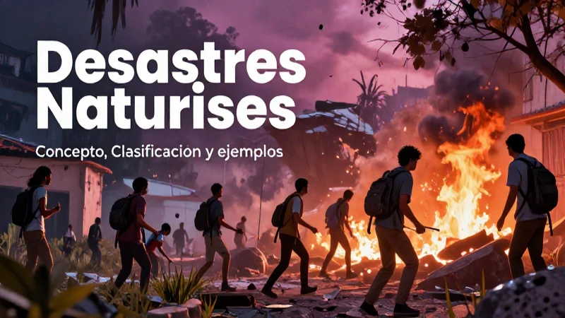 Desastres naturales: concepto, clasificación y ejemplos 5 Desastres naturales impactan a la sociedad