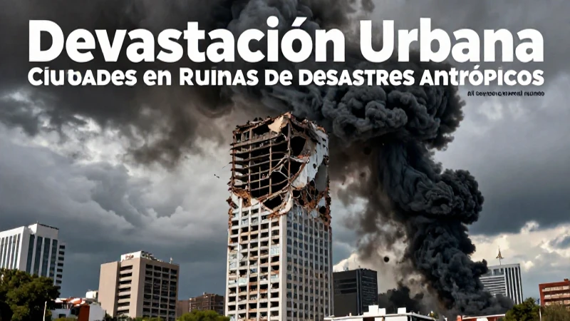 Ciudades devastadas por desastres antrópicos impactan globalmente