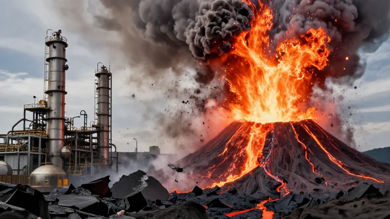 Naturaleza vs. industria en colapso épico