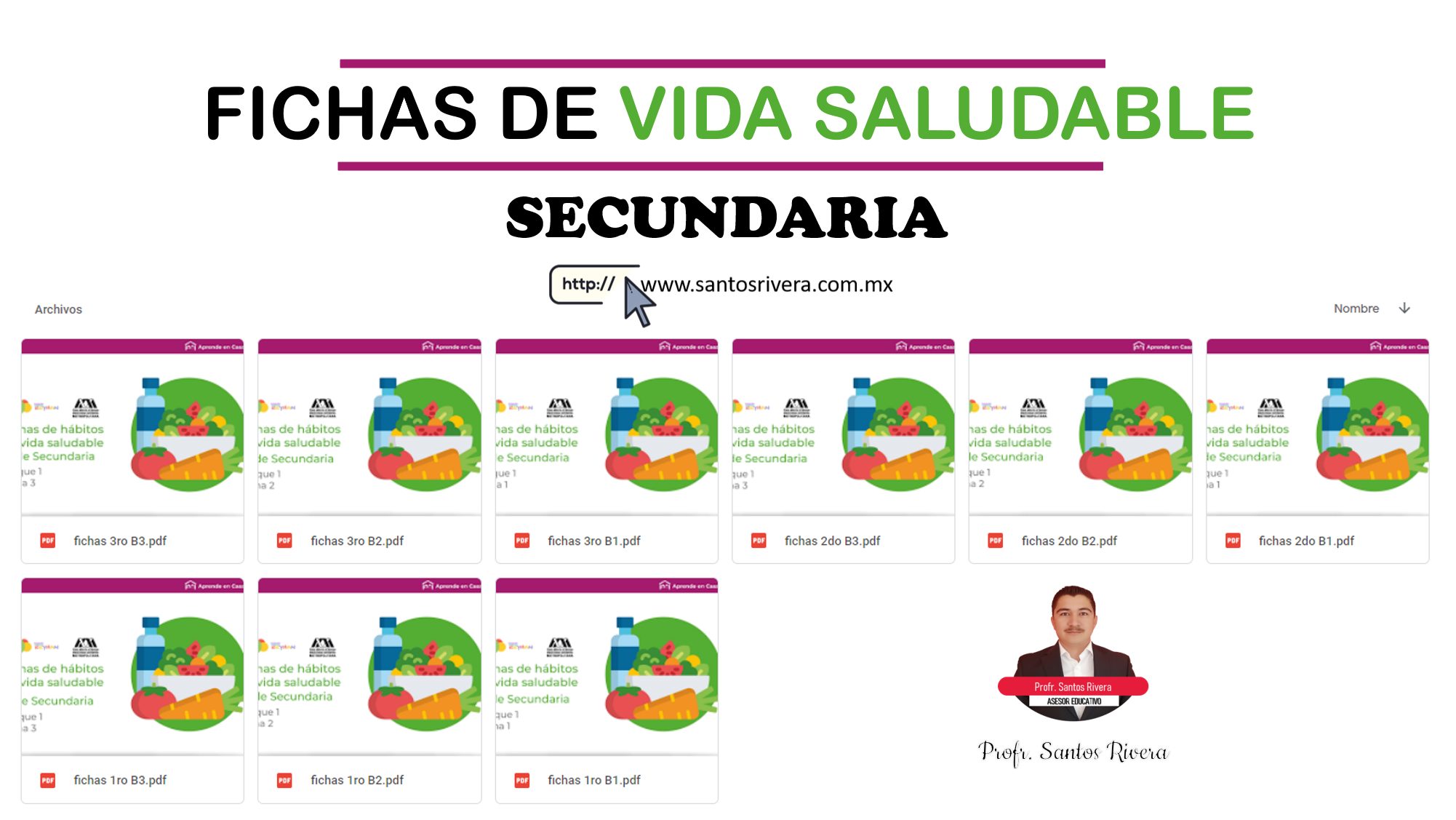 descarga actividades saludables para secundaria y vive de forma saludable