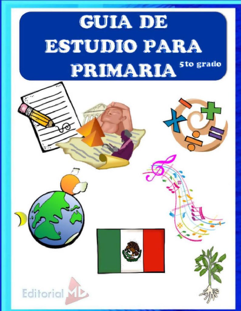 descarga gratis la guia de estudio 5to primaria 2022 en formato pdf