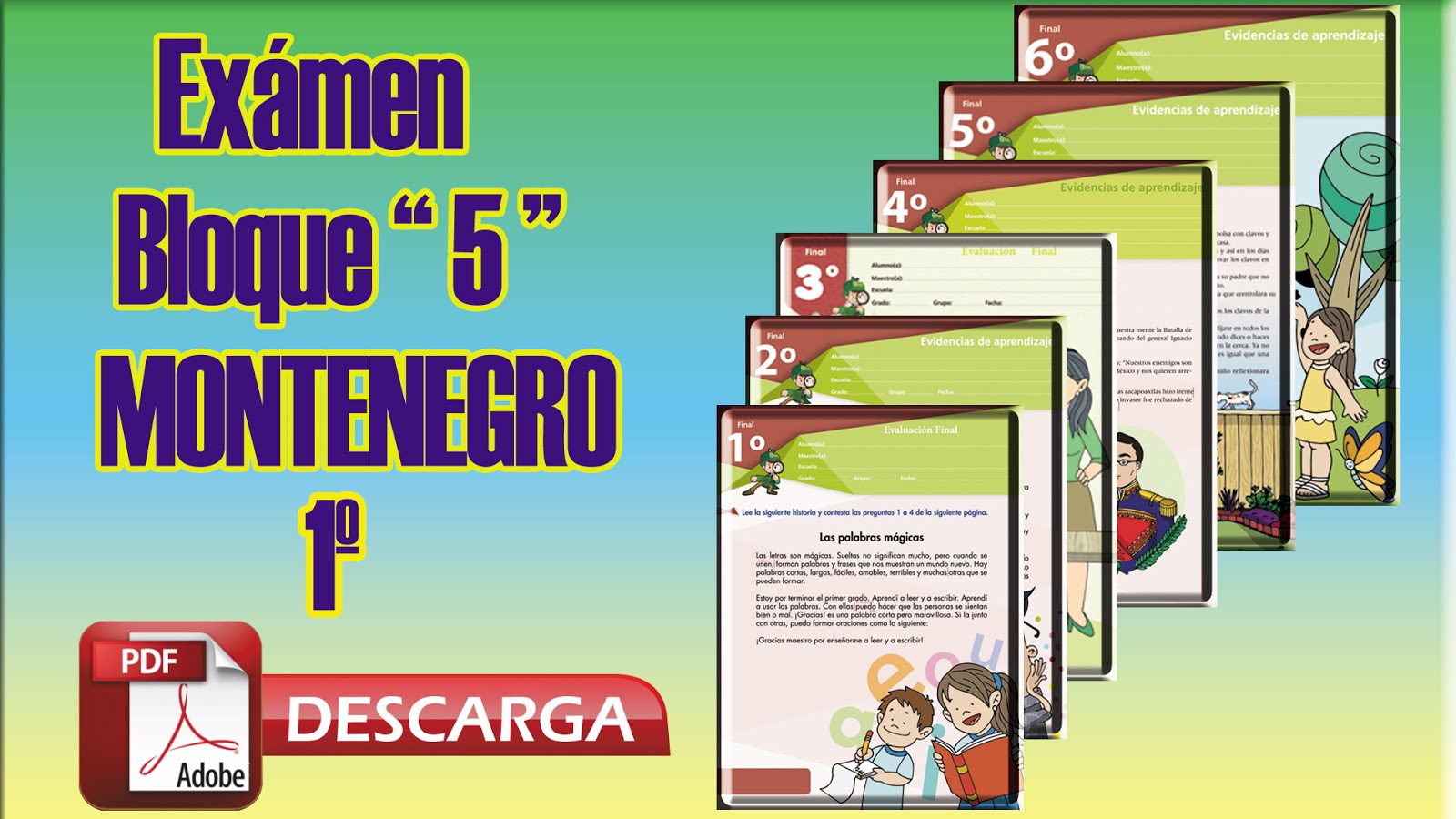 descarga gratis los examenes montenegro en formato pdf