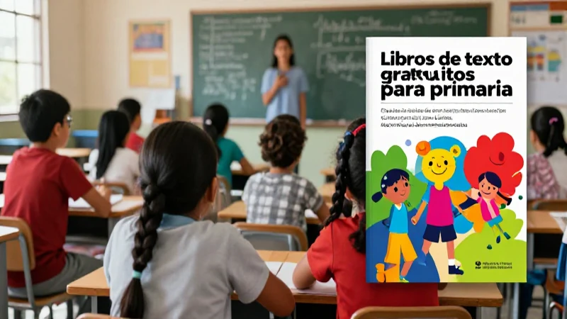 Libros gratuitos para la educación primaria