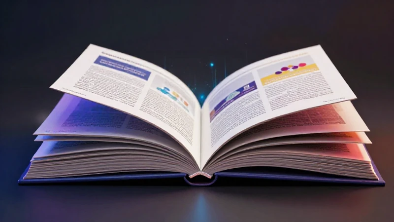 Estilo cinematográfico de libro de estudio digital