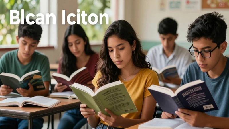 Estudiantes mexicanos aprendiendo, estética moderna