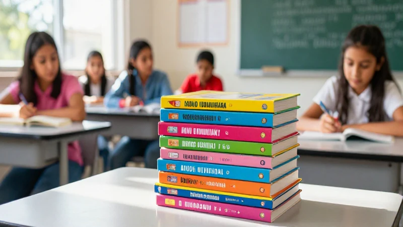 Estudiantes mexicanos en aula vibrante y colorida