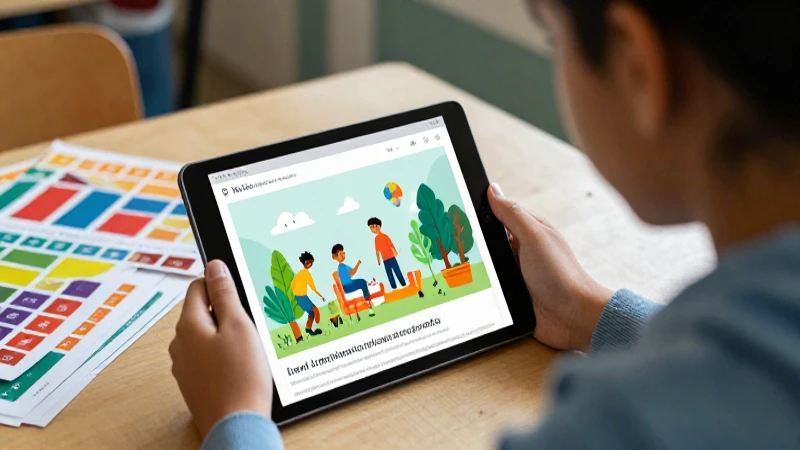 Estudiante moderno de México con tablet educativo
