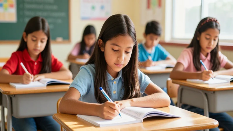 Libros Telesecundaria GRATIS: Descarga para estudiar en casa con Conaliteg 4 Estudiante mexicano en moderno aula bajo luz cálida