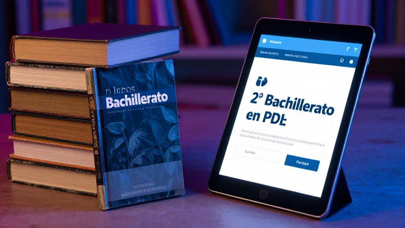 Descarga gratis libros de bachillerato PDF