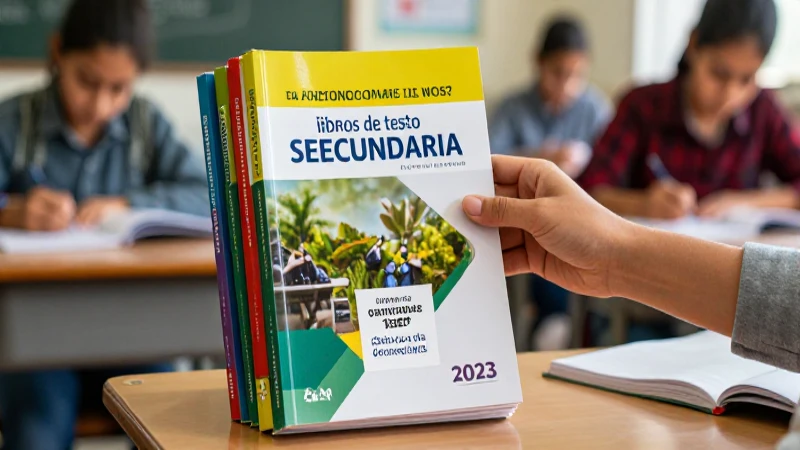 Libros de secundaria mexicanos, calidad de revista profesional