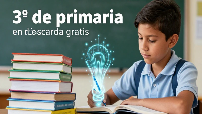 Descarga gratis libros de 3º de primaria