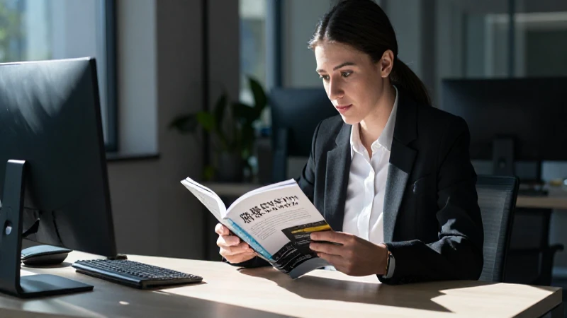 Libros de texto gratuitos de Gestión Administrativa: mejora tu formación 3 Joven concentrado con estética cinematográfica