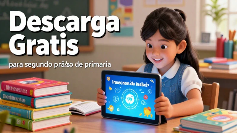 Descarga gratis libros de texto para segundo grado de primaria 6 Estudiante alegre aprendiendo con libros digitales