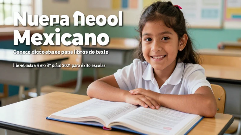 Ilustración vibrante de estudiante mexicano