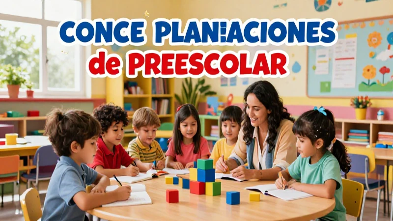 Descarga gratis planeaciones de preescolar en PDF