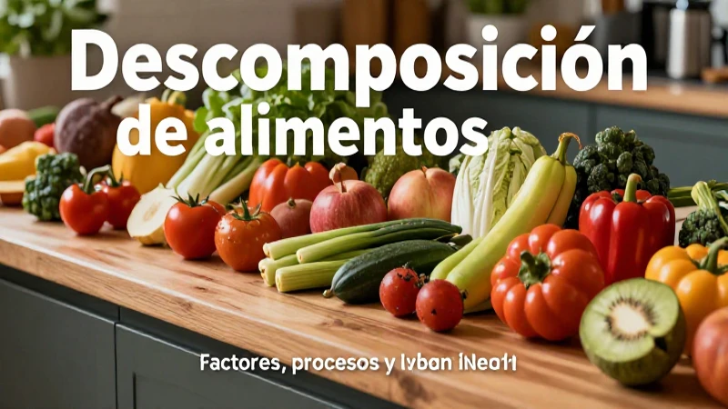 Mantén los alimentos frescos y evita la descomposición