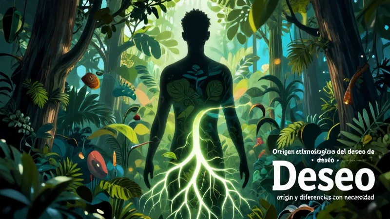 Silueta brillante ilustra el origen del deseo