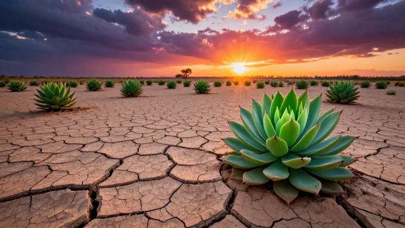 Desierto: concepto, características y ejemplos destacados 5 Desierto dramático y vibrante con vida