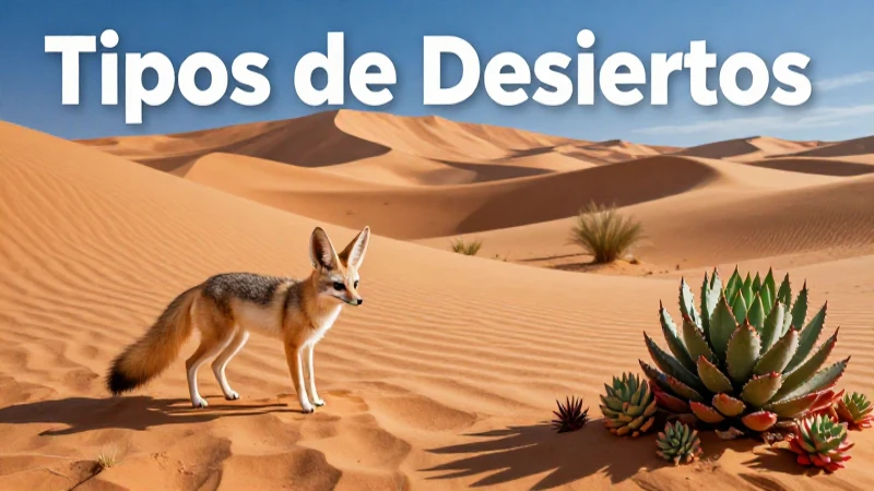 Desiertos: Tipos, Características y Fauna y Flora Esencial 3 Clasificación y biodiversidad de desiertos