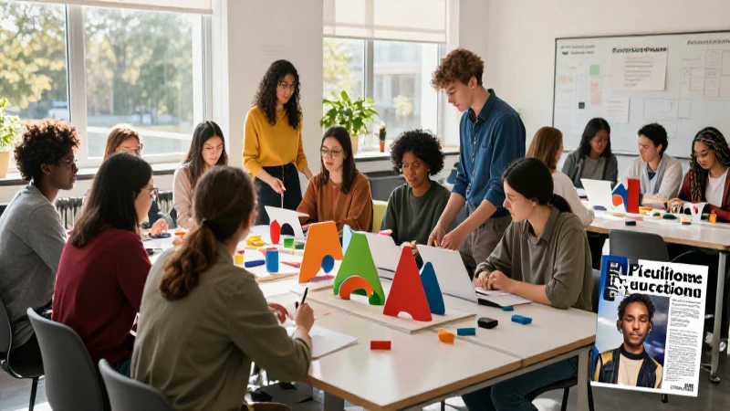 Colaboración creativa entre estudiantes y profesores en un taller