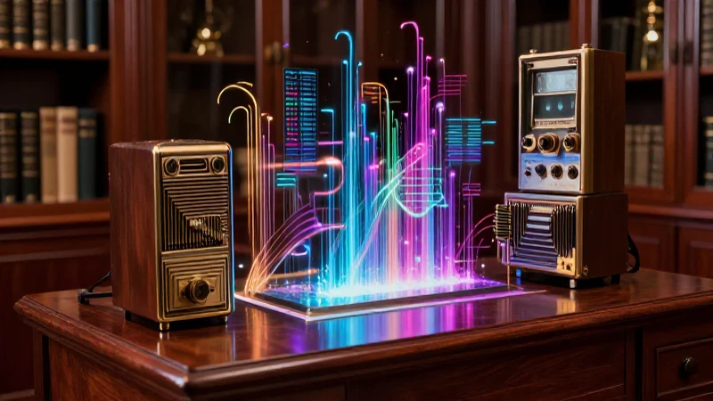Oficina clásica con streams digitales avanzados