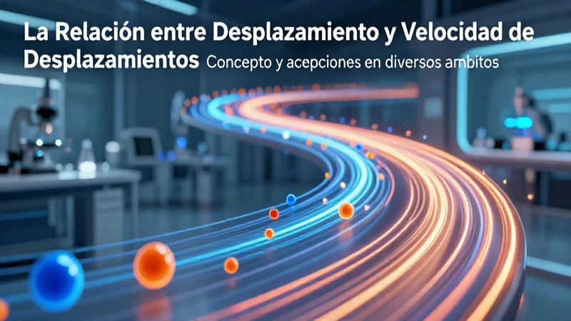 Desplazamiento y velocidad: su concepto y visualización