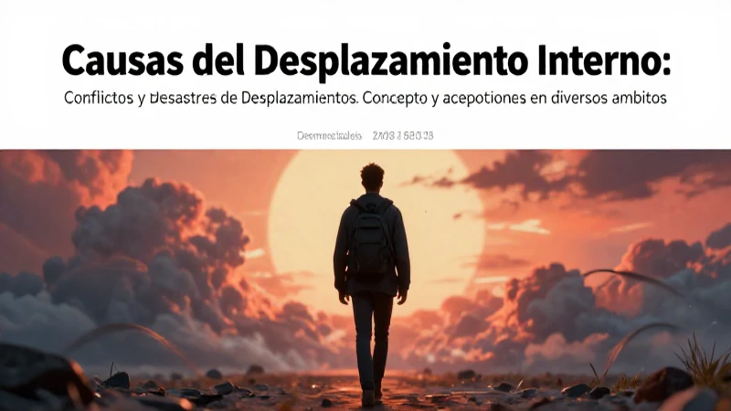 Desplazamiento interno: causas y conceptos