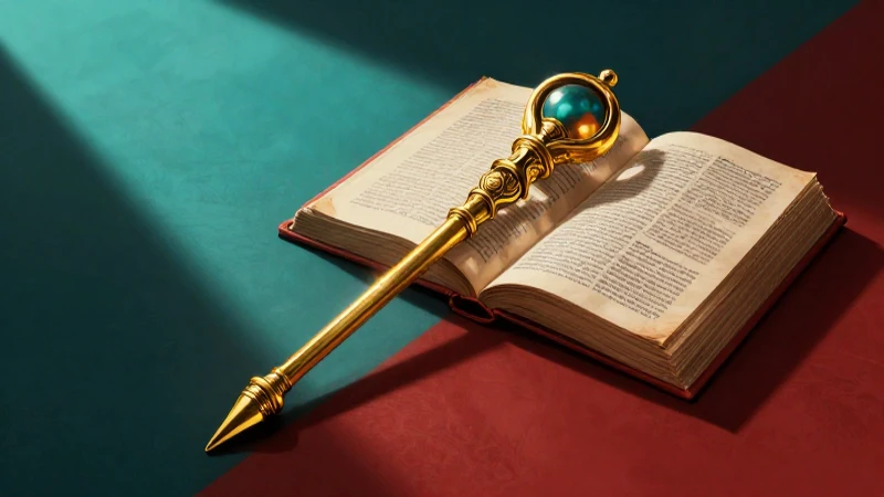 Despotismo ilustrado: origen y características clave 4 Sceptre y libro en luz dramática con alta calidad