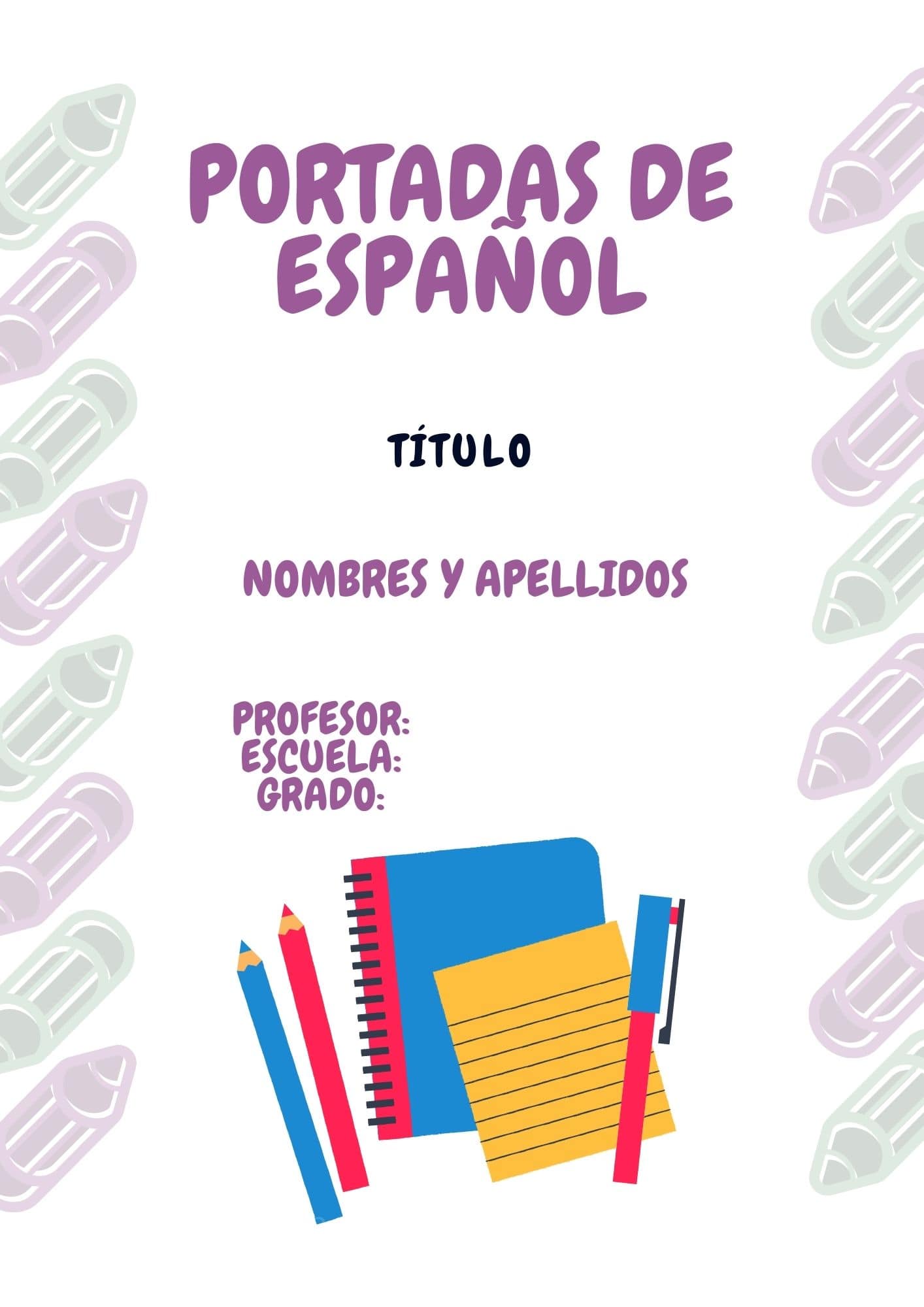 destaca en tus estudios con la mejor portada de espanol de secundaria