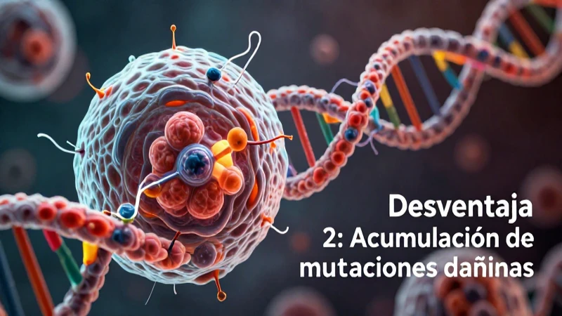 Conoce las desventajas de la reproducción asexual y cómo evitarlas 3 Acumula mutaciones dañinas sin reproducción sexual