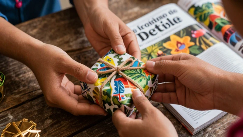 Detalle: un gesto amable o regalo significativo