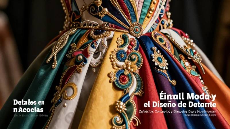 Detalle de alta costura: diseño, textura y luz