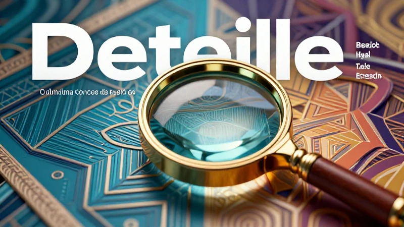 El detalle: origen, concepto y evolución