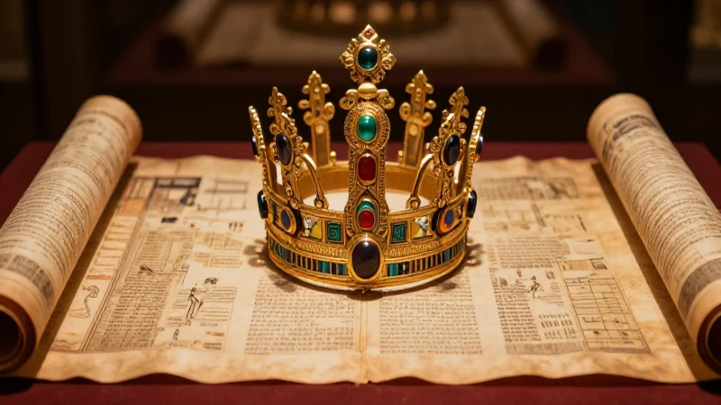 Definición histórica de la diadema antigua
