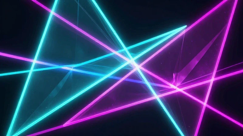 Calcula diagonales de polígonos fácil y preciso 5 Polígono geométrico vibrante con iluminación dinámica