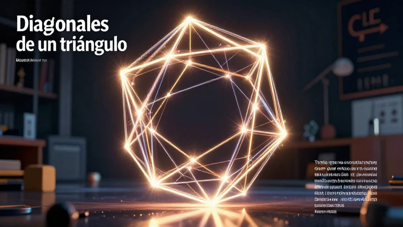Diagonales de un triángulo: Cuántas en un decágono 3 Ilustración geométrica sobre el cálculo de diagonales