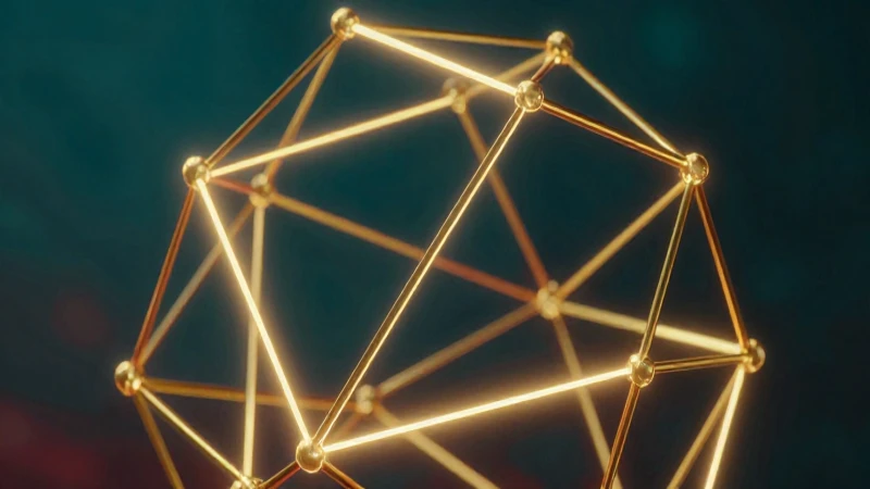 Diagonales de un triángulo: Cuántas en un decágono 6 Geometría abstracta dorada y vibrante en alta definición
